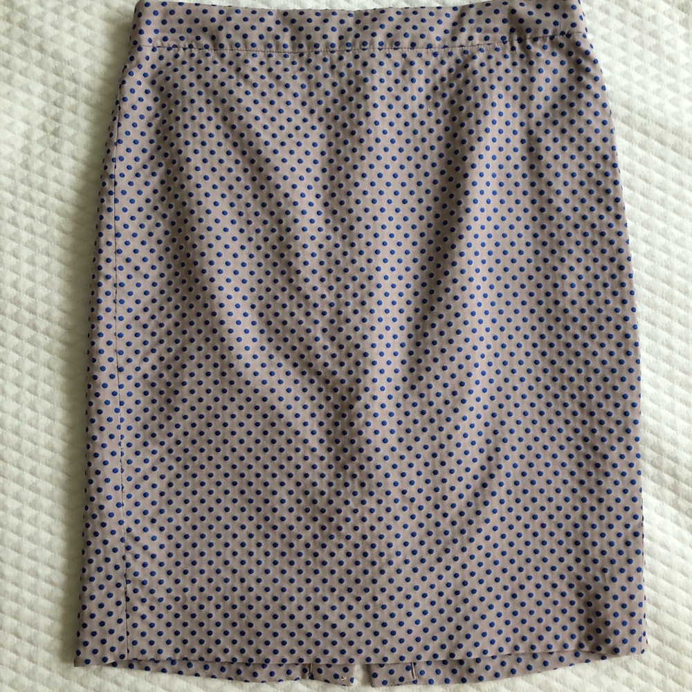 J.Crew Polka Dot Pencil Skirt